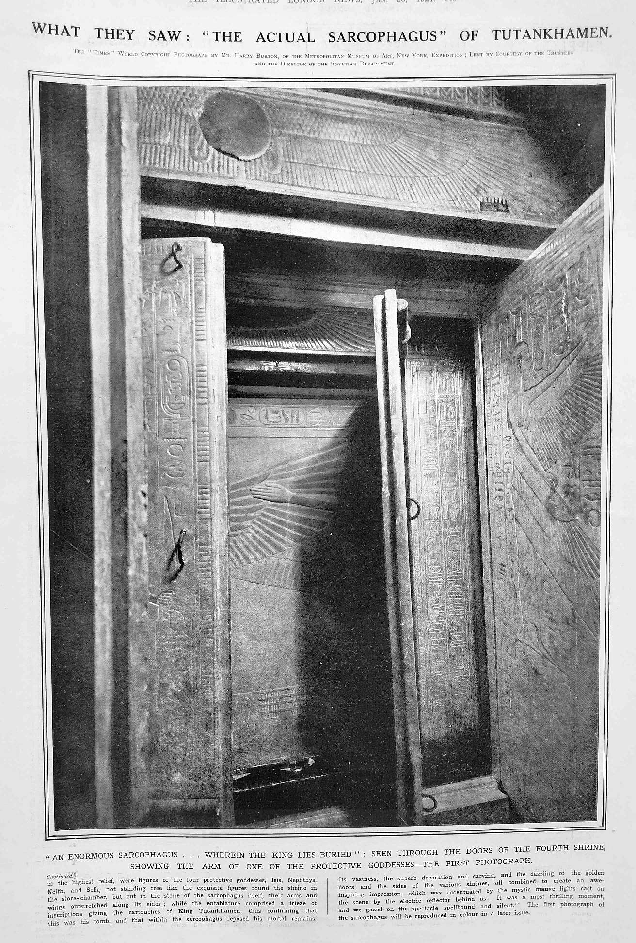 tut tomb what they saw